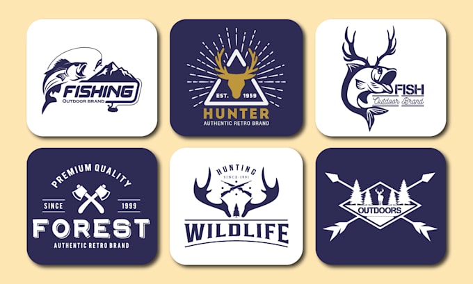 design hunting, fish, or any outdoor gaming logo