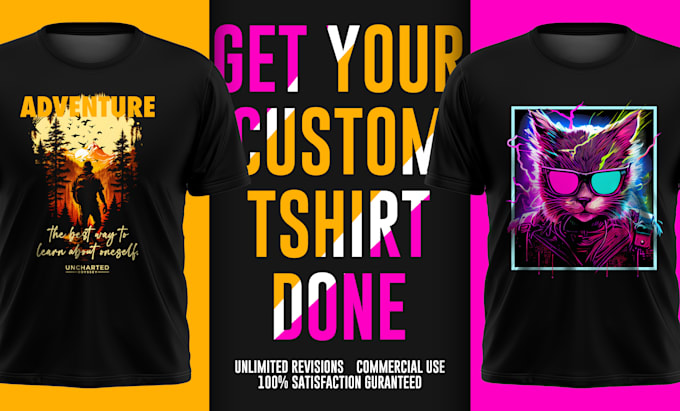 do custom t shirt and streetwear design artwork for you