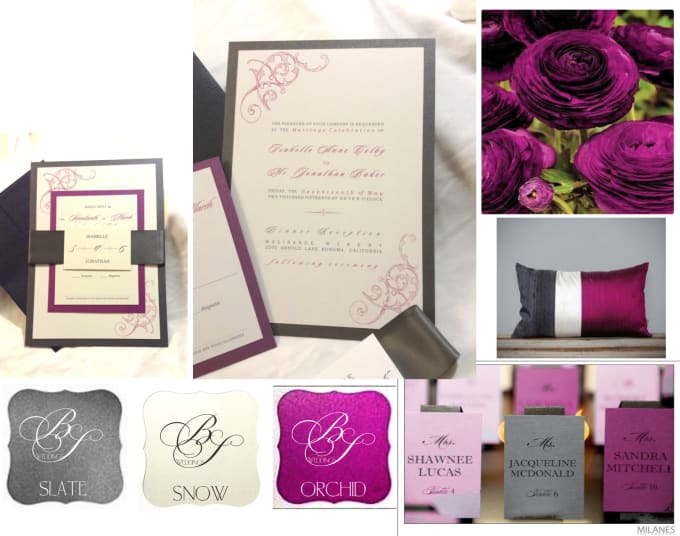 Create your wedding invitation or enclosures by Amc7020 Fiverr