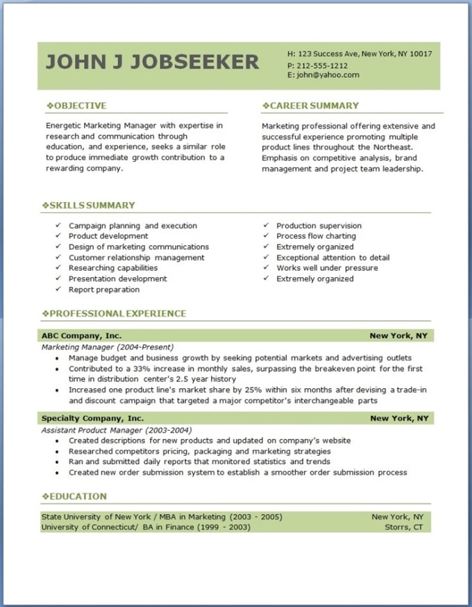 Write Edit Or Rewrite Resume And Cover Letter By Sherilhams