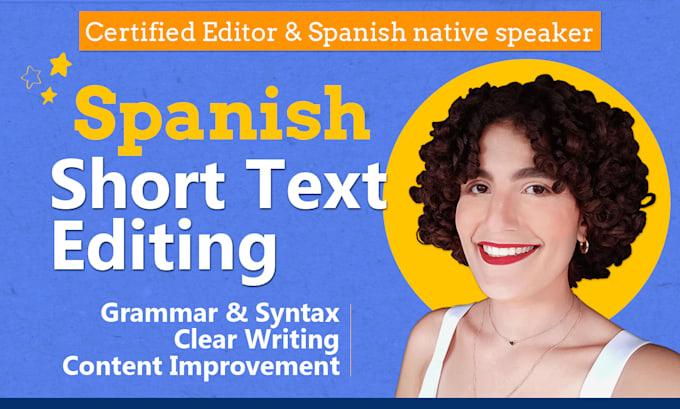 do a perfect proofreading and editing of your spanish text