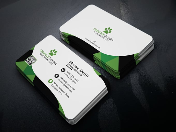 Design Simple And Classy Business Cards By Anaeem Fiverr