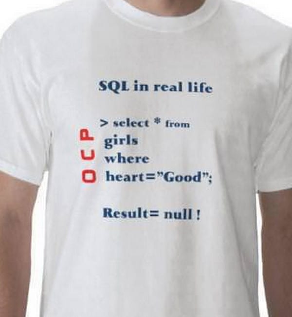 Select where like. Футболка SQL. SQL мемы. SQL прикол. SQL прикольные картинки.