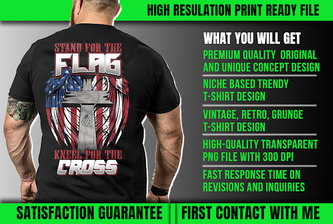 create vintage trendy unique t shirt design