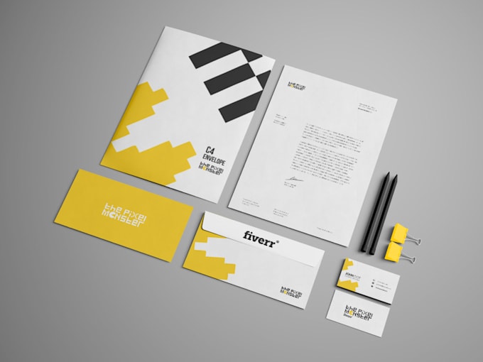 Design business cards and stationery by Thepixelmonster Fiverr