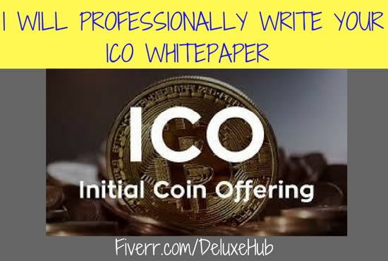 write and design your crypto ico whitepaper or case study