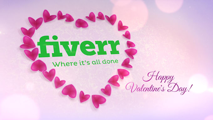 do an elegant valentines day greeting video