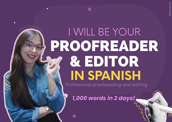proofread and edit your text in spanish