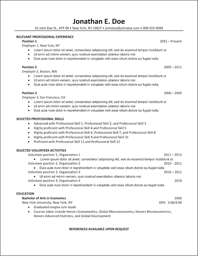 Proofreading And Aiding In Resume Building By Lorengross132