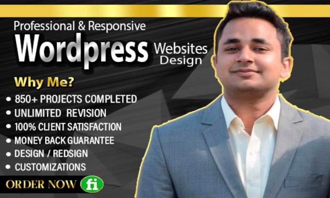 Hire a freelancer to design responsive wordpress website design for you