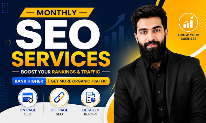 provide complete monthly SEO service for google rankings