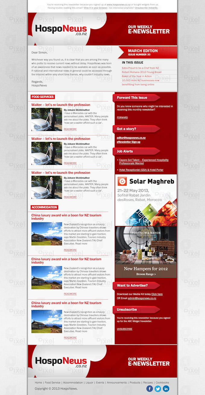 design your custom mailchimp email template