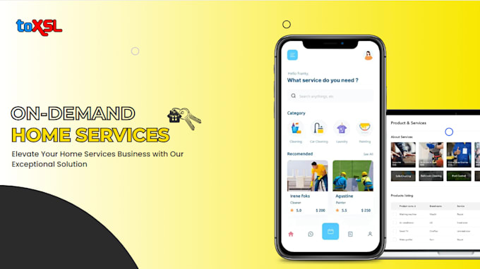 develop home services app, service provider, plumber, electrician, urban company