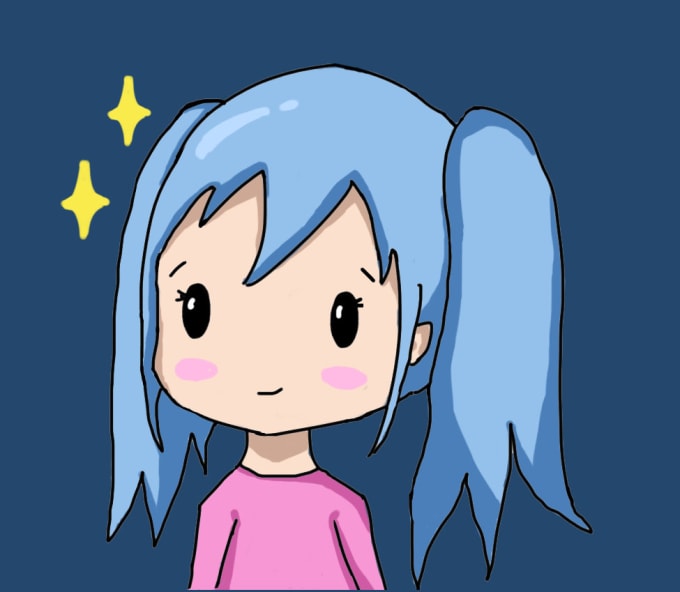 Draw You A Chibi Cartoon Or Anime Profile Picture By Downhillpuppy