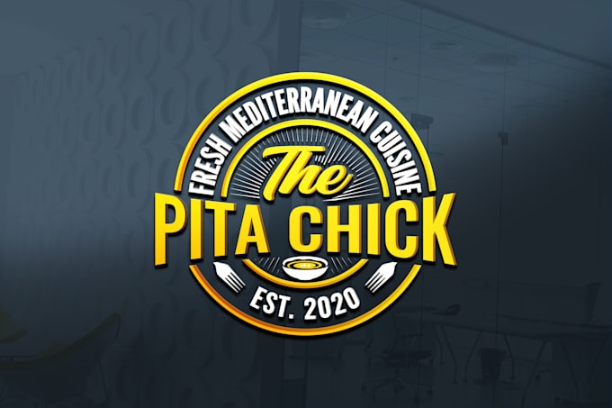 design food logo with express delivery