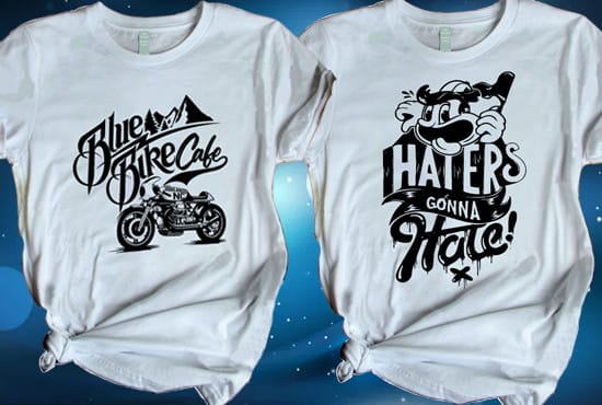 do typography and vintage t shirt design