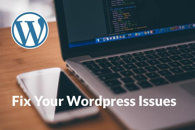 offer wordpress help to fix any website issues