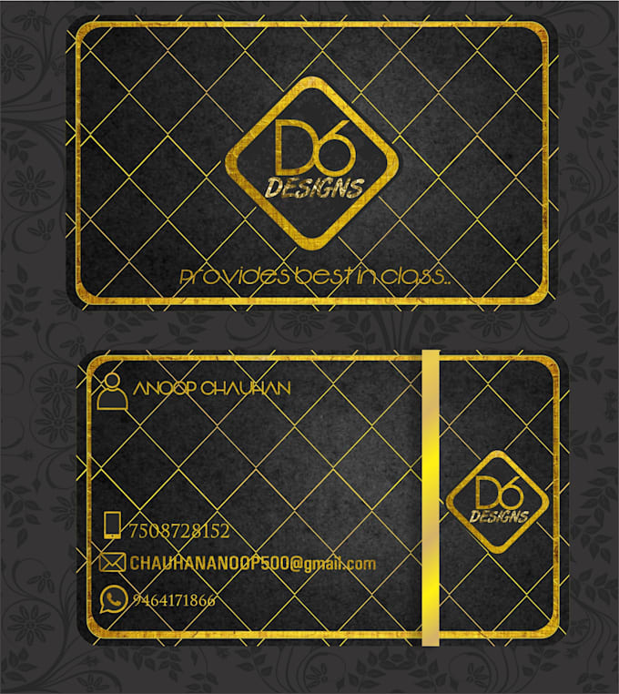 Design Cool As Well As Awesome Card Designs By Anoop Chauhan