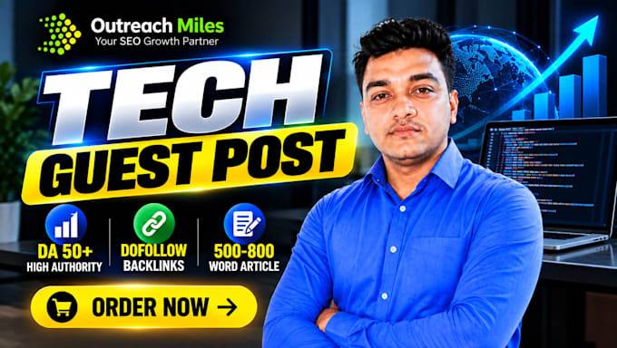 guest post on da 50 technology blogs for SEO backlinks
