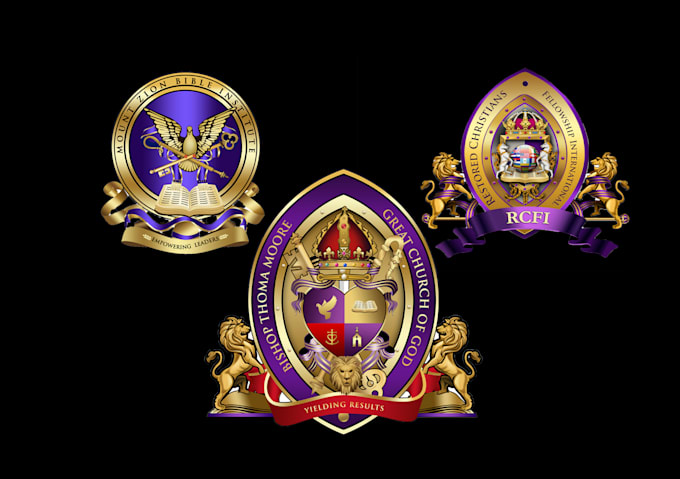 design stunning and unique church and school seal logo