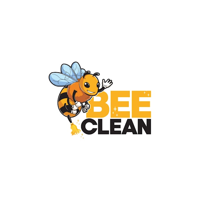 create bee logo design