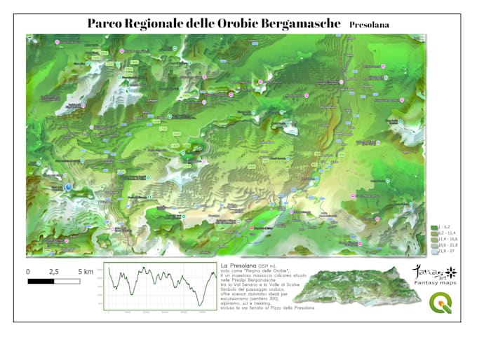 draw a geolocated map, for tourism, fun or commercial use
