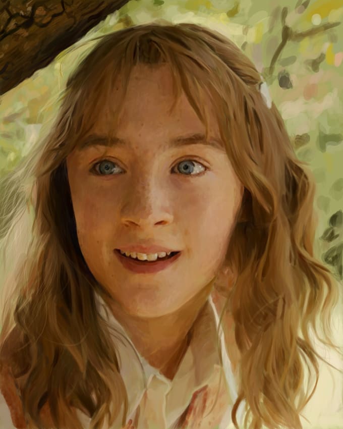 Create A Realistic Digital Portrait Painting By Moxi Moon