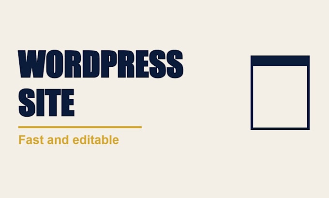 build a wordpress website or fix errors