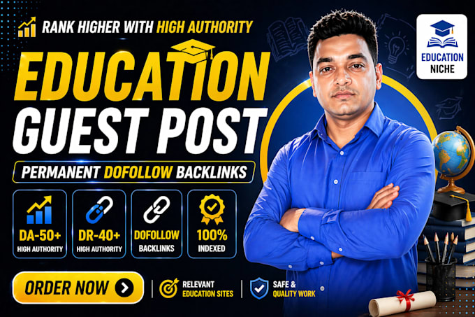 do guest post in da 50 education blog