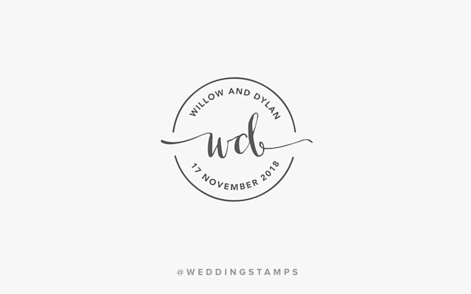 customize your wedding stamp