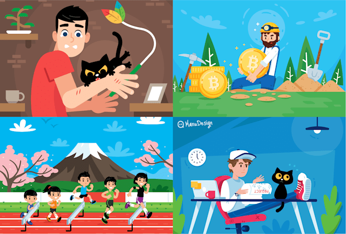 create vector resizable illustrations for your website