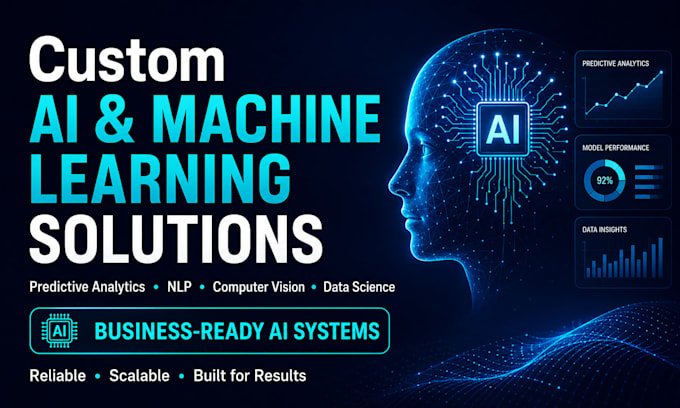 build ai, machine learning, data science and predictive analytics solutions