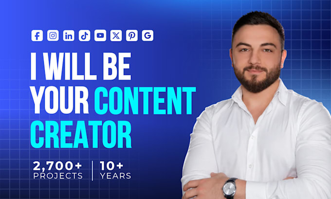 create content for your social media accounts