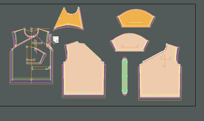 I will create sewing pattern design