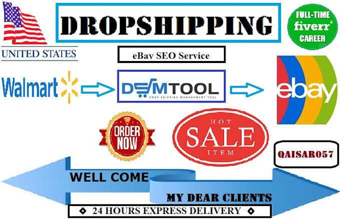 do walmart to ebay drop shipping listings