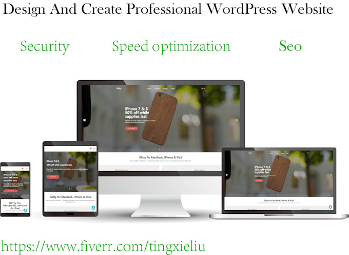 design and create a professional wordpress website