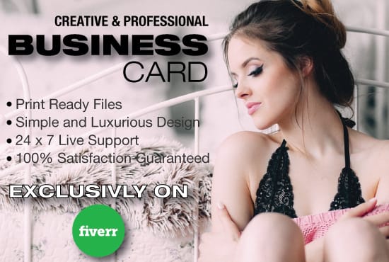 design simple and luxurious business card