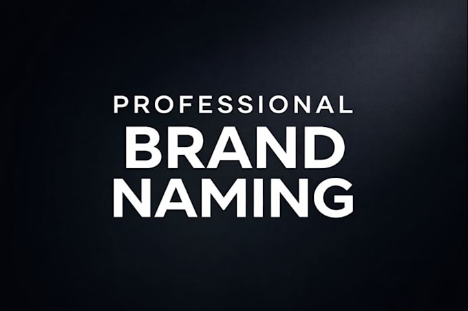 create a unique brand name for your business