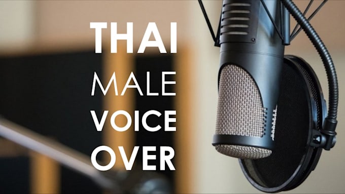 record a thai male voice over