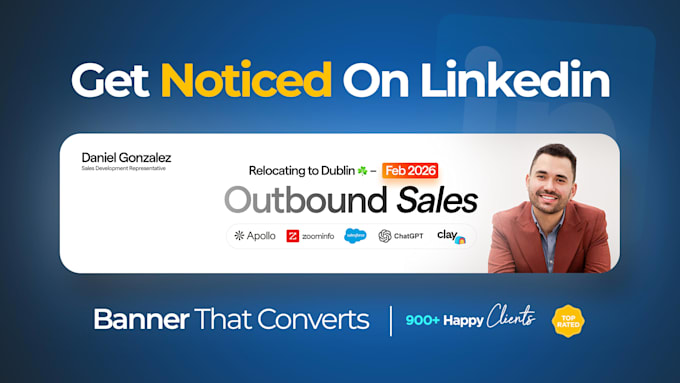 design linkedin banner for ceo, founders, professionals