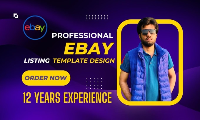 I will make professional ebay listing template design 2023 rules