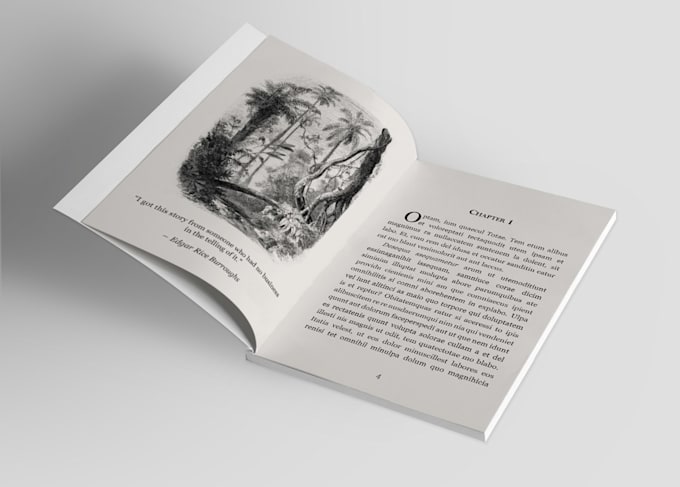 design book interior layout and cover for KDP