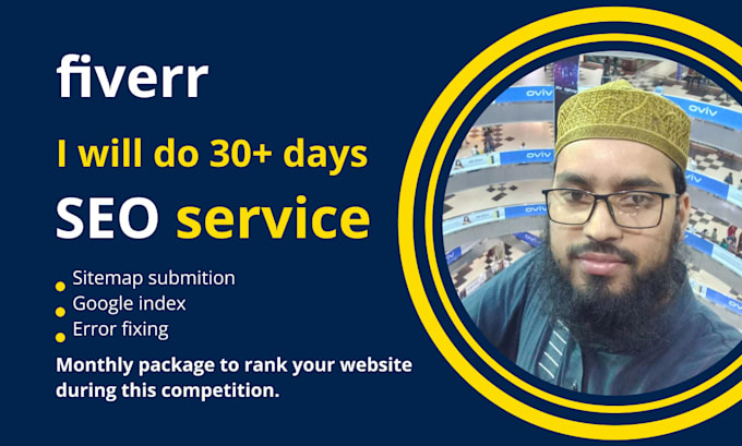 do monthly SEO service, google index, sitemap submission