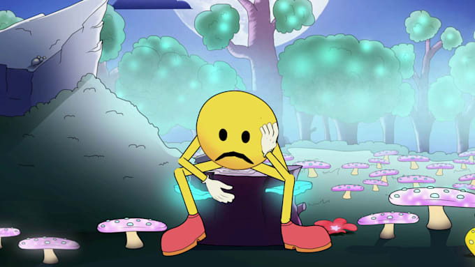 create 2d cartoon animation for you