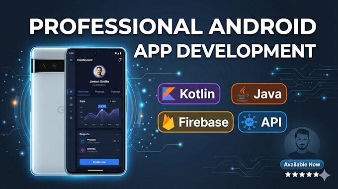 develop a professional android app using kotlin or java