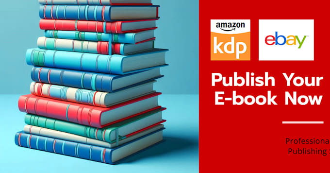 professionally publish your ebook to amazon and ebay