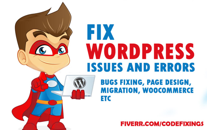 Fix WordPress issues and WooCommerce errors