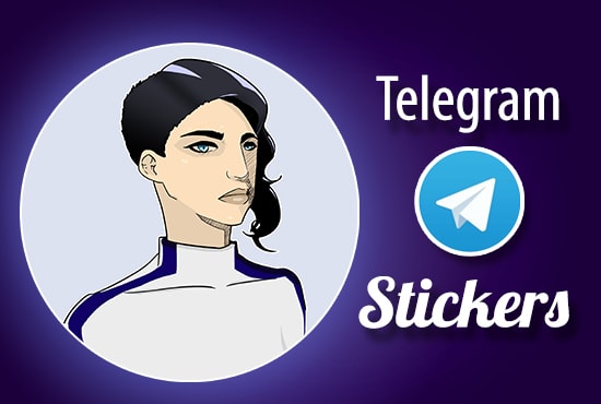 illustrate your telegram or whatsapp stickers