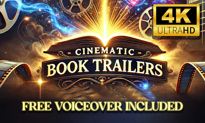 create your 4k cinematic movie style book trailer