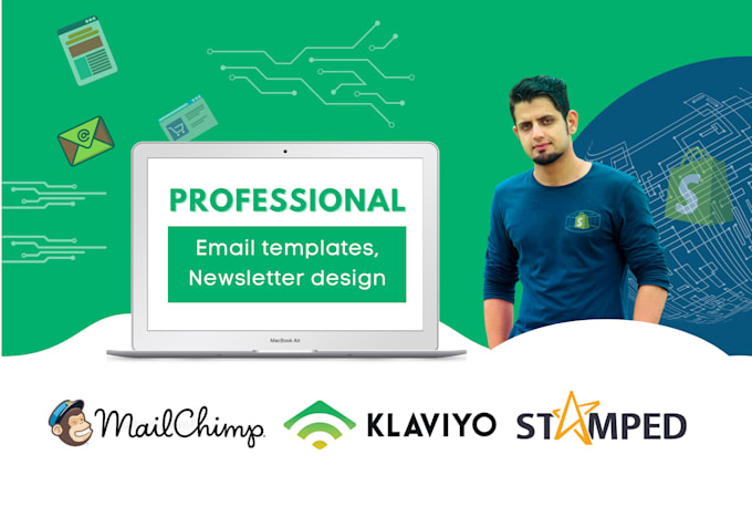 design mailchimp, klaviyo email templates